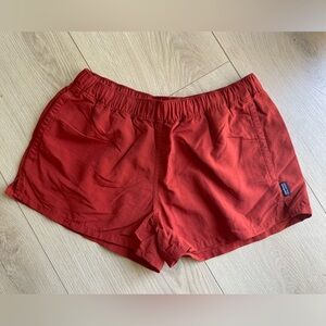 Patagonia Barely Baggies Red Shorts- for scooveit